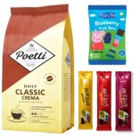 Кофе зерно и финиковые батончики